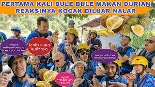 Aneh Aneh Reaksi Mereka Makan Durian. Reviewnya Di Luar Nalar 😂🤣