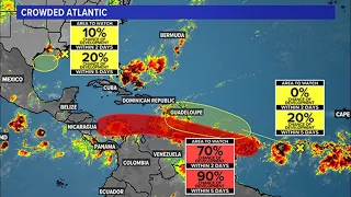 Tropical update: Watching three different systems, including one that could affect us