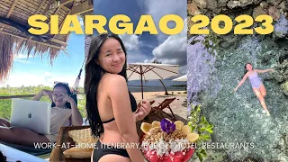 DIY SIARGAO TRIP 2023: Work-at-home Set-up, ITINERARY 💸 Budget Hotels 🌴 Must Try Restaurants! ☀️