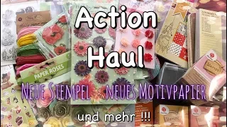 Action Haul #4 März 2018 mit neuen Motivpapier, Stempel, Sticker und mehr