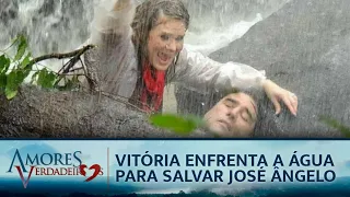 Vitória enfrenta a água para salvar José Ângelo | Amores Verdadeiros (10/03/21)