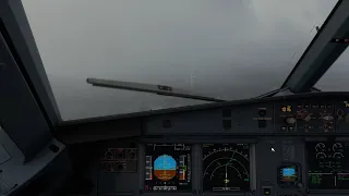 Microsoft Flight Simulator 2020 - Bad weather ⚡️ landing in Paris CDG 🇫🇷 - Fenix A320