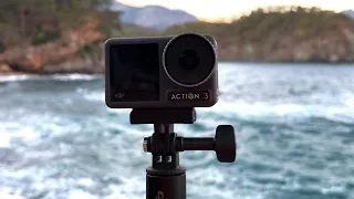 DJI Osmo Action 3 amateur footage. How does dji osmo action 3 shoot in real life. DJI Action 3