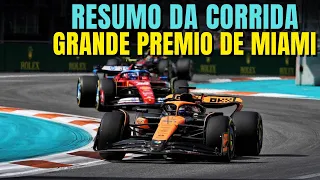 VITÓRIA DE LANDO NORRIS, MAX E PEREZ COM PROBLEMAS NO RB20, DISPUTA DE SAINZ E PIASTRI - GP DE MIAMI