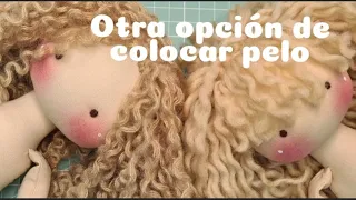 Otra opción de colocar pelo a nuestras Manzanillas ...