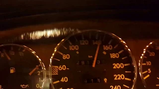 Mercedes W124 (C124) 300 ce 60-160 acceleration