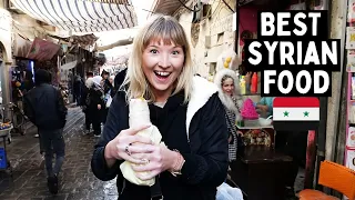 Ultimate SYRIAN Street Food Tour 🇸🇾 DAMASCUS, Syria طعام شارع سوريا