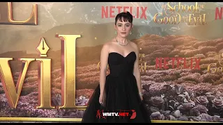 Sophia Anne Caruso arrives at Netflix's 'The School For Good And Evil' premiere