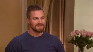 Stephen Amell Reveals What It's Like to Bring His 2-Year-Old Daughter On Set