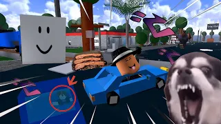 ROBLOX Car Vs Train Crash!