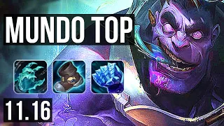 DR. MUNDO vs KENNEN (TOP) | Rank 3 Mundo, 11/5/14 | EUW Challenger | v11.16