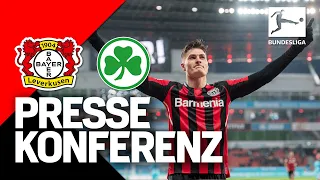 7:1 – Patrik Schick mit historischem Viererpack | PK nach Bayer 04 Leverkusen 🆚 Greuther Fürth