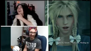 Streamers Reacting to Cloud ''Nailed it, I know. Thank you. Moving on'' - Final Fantasy VII Remake