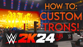 How To Get CUSTOM TITANTRONS in WWE 2K24! (No MODS)