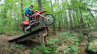 Kawasaki KLX300 Finds BIG Jumps! (Part 2)