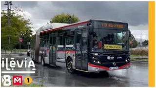 [4K | Ilévia] Les Bus relais métro de la ligne 1 - Lille