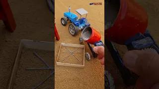 diy tractor mini diesel engine petrol pump science project #shorts #youtubeshorts