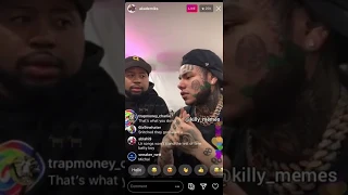 6ix9ine speaks about KILLY (Instagram Livestream with DJ Akademiks)