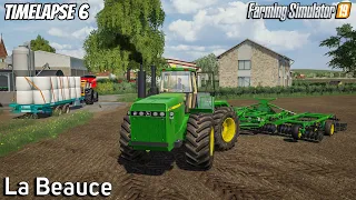 John Deere Cultivating and buying Calves | Animals in La Beauce |Timelapse #6|Farming Simulator 19