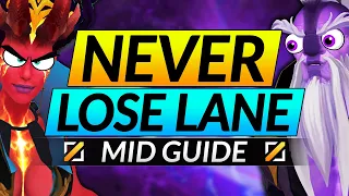 How to NEVER LOSE LANE - PRO Tips and Tricks to ABUSE as Midlane - Dota 2 Advanced Guide