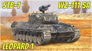 Leopard 1, WZ-111 5A & STB-1 ● WoT Blitz