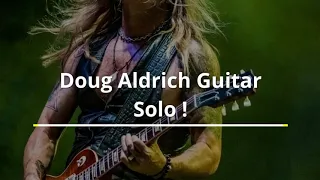 Doug Aldrich Guitar Solo | Whitesnake | LIVE | Japan