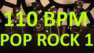 110 BPM - Pop Rock - 4/4 Drum Track - Metronome - Drum Beat