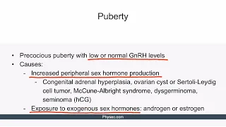 Puberty for the USMLE Step 2
