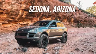 Taking My Porsche To Sedona's Easy & Scenic Off-Road Trail | Jeep Badge of Honor