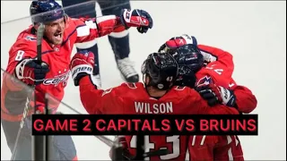 NHL Playoff Highlights | Round 1 Game 2 | Boston Bruins vs Washington Capitals | 05.17.2021