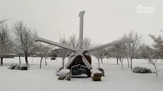 RAF Odiham in the Snow