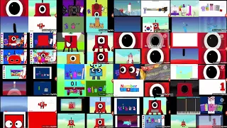 numberblocks up to faster 64 parison