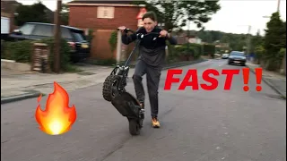 *60 MPH* ELECTRIC SCOOTER WHEELIES!