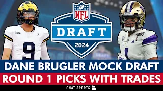 2024 NFL Mock Draft LOADED With Trades From The Athletic’s Dane Brugler | Round 1 Reaction