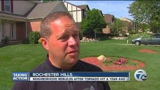 Rochester Hills neighbors restores the foundation one year after tornado