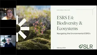 CSRD Webinar Series: Navigating the Environmental ESRS’s - Biodiversity and ecosystems