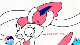 Eevee squad part 2 glaceon kills espeon(gift for gacha life rainbow cat)