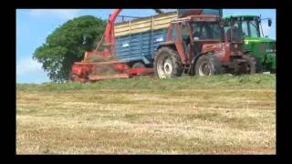 Fiat 110 90 Tractor Silage Harvesting Demo Fiat 110-90 4WD  & Pottinger Mex VI Harvester DVD Trailer