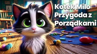 🐱 Kotek Milo 🧹 - Przygoda Z Porządkami🐱