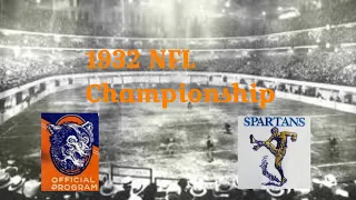 The Forgotten 1st NFL Playoff Game (1932 NFL Championship)