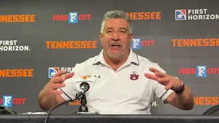 Auburn HC Bruce Pearl: TENNESSEE Postgame Press Conference - Tigers Lose Battle in Knoxville