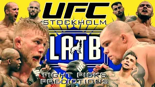 UFC Stockholm: Fight Picks & Predictions