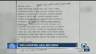 Declassified UFO records