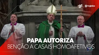 Papa Francisco autoriza padres a abençoarem casais homoafetivos #g1 #JornalNacional