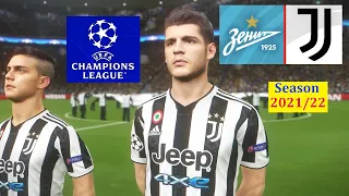 Zenit St Petersburg vs Juventus ● UEFA Champions League - Group H | 20 October 2021 Gameplay