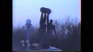 Город Караганда. Казахская ССР. 3 марта 1991