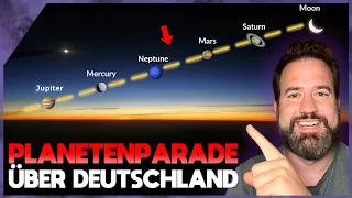 🚨NICHT VERPASSEN! Diese seltene PLANETENPARADE könnt Ihr über Deutschland sehen!