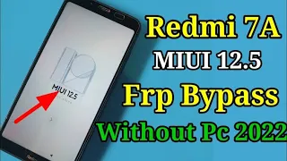 Redmi 7A Google Account FRP Bypass Without PC | Redmi 7A FRP Ka FRP Unlock Kaise Kare #hindi #tech