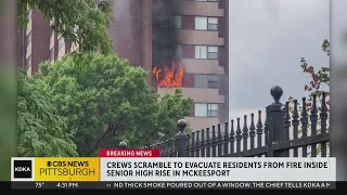 Fire at McKeesport high-rise forces evacuation