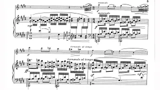 Samuel Barber - Canzone for Violin and Piano, Op. 38a (1959) [Score-Video]